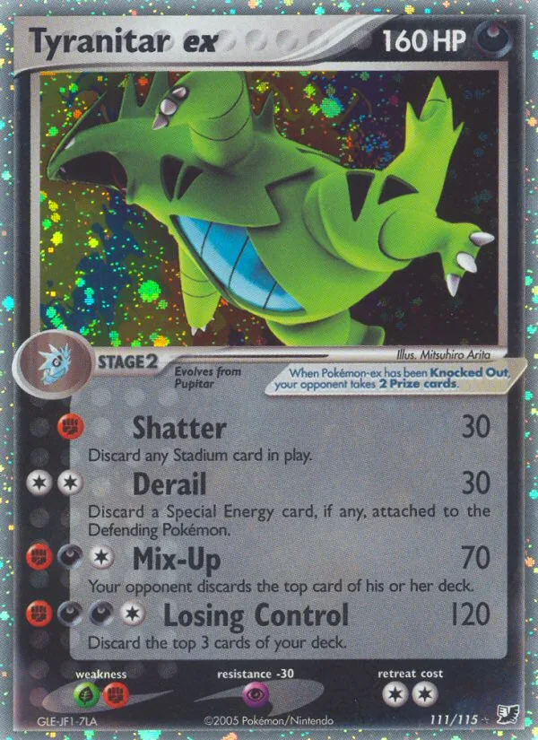 Tyranitar ex · Unseen Forces 111/115