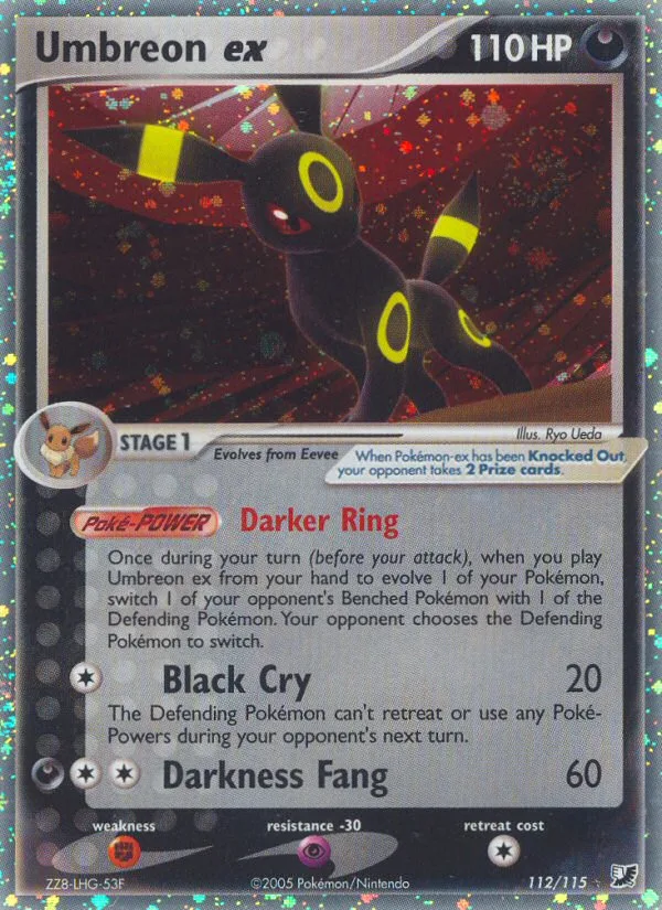 Umbreon ex · Unseen Forces 112/115