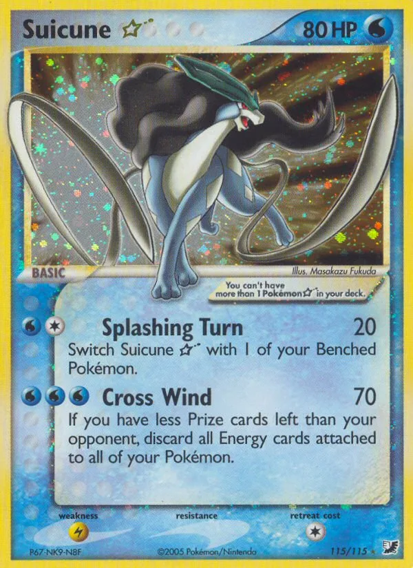 Suicune ☆ · Unseen Forces 115/115