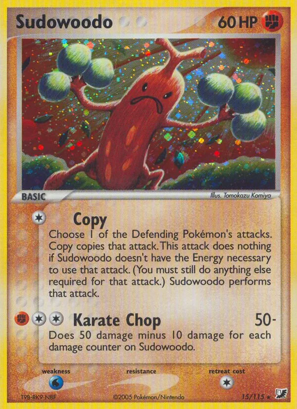 Sudowoodo · Unseen Forces 15/115