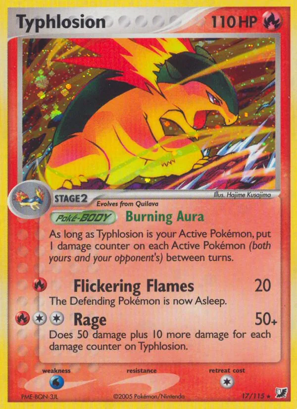 Typhlosion · Unseen Forces 17/115
