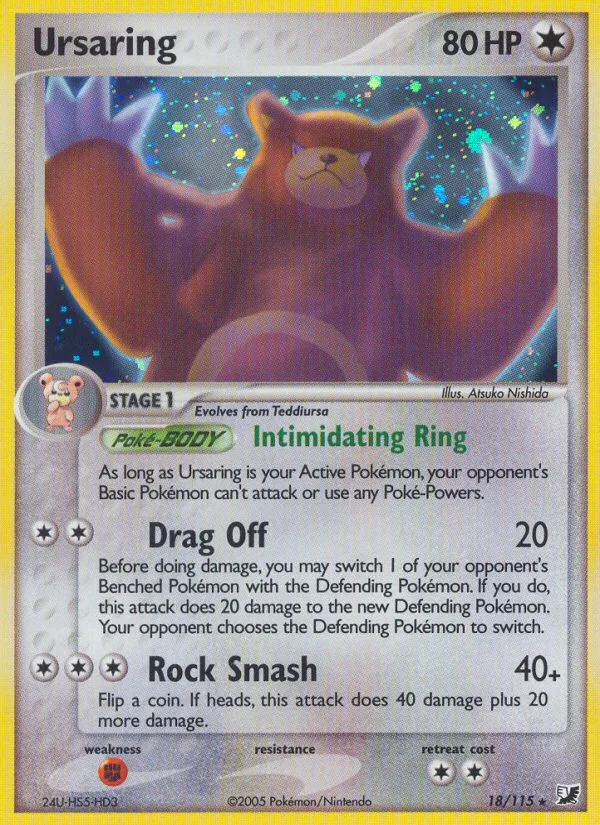 Ursaring · Unseen Forces 18/115