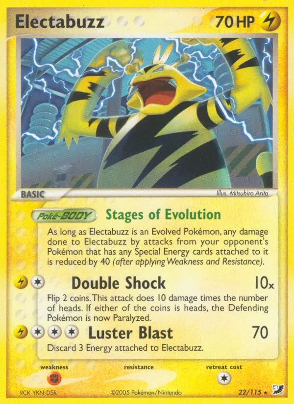 Electabuzz · Unseen Forces 22/115