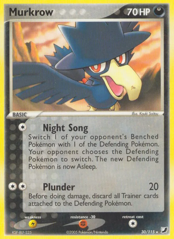 Murkrow · Unseen Forces 30/115