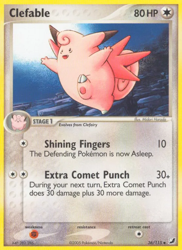 Clefable · Unseen Forces 36/115