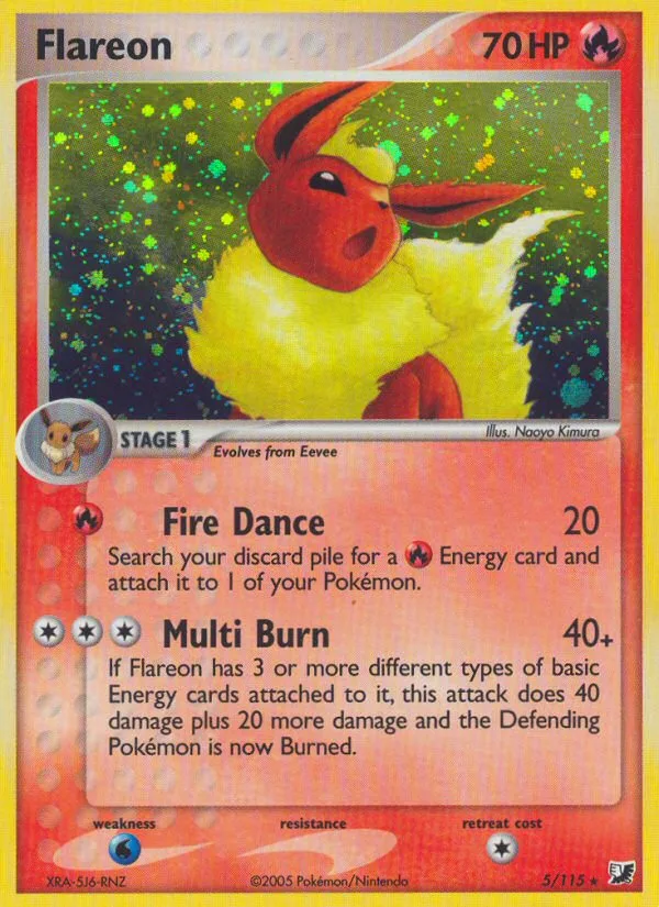 Flareon · Unseen Forces 5/115