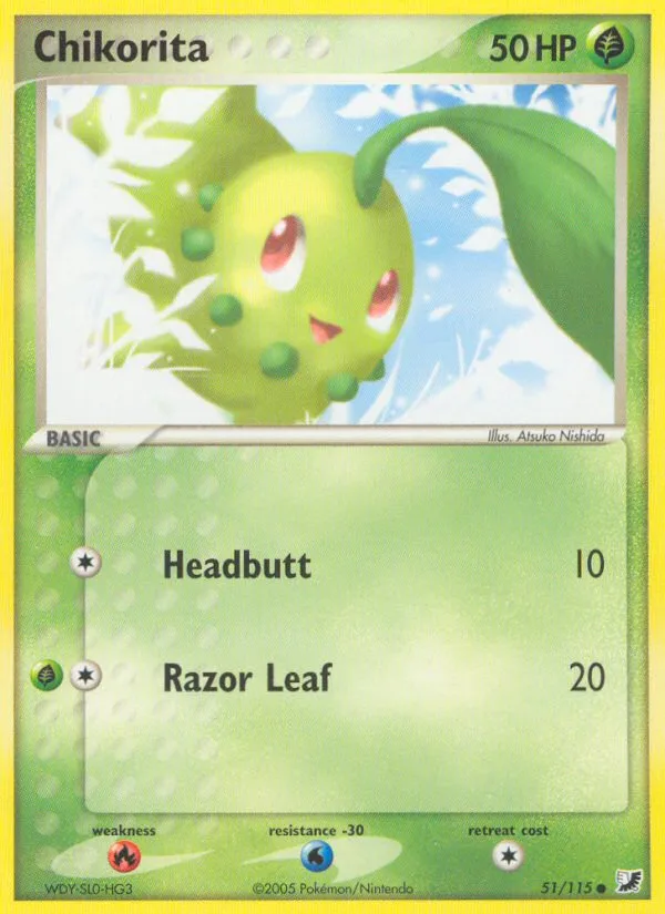 Chikorita · Unseen Forces 51/115