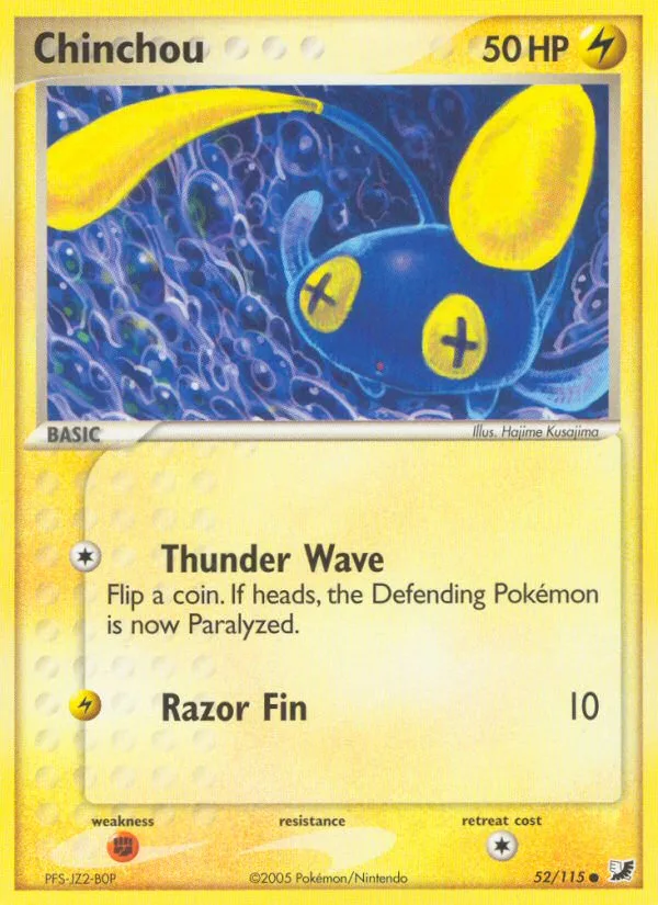 Chinchou · Unseen Forces 52/115
