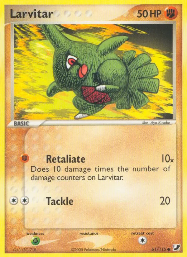 Larvitar · Unseen Forces 61/115