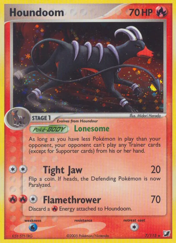 Houndoom · Unseen Forces 7/115