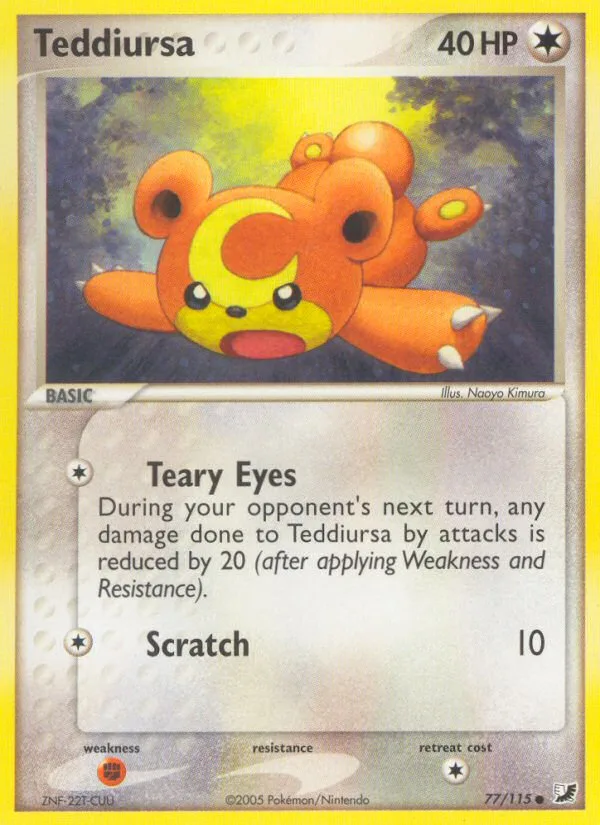 Teddiursa · Unseen Forces 77/115