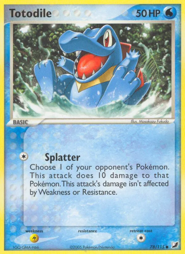 Totodile · Unseen Forces 78/115