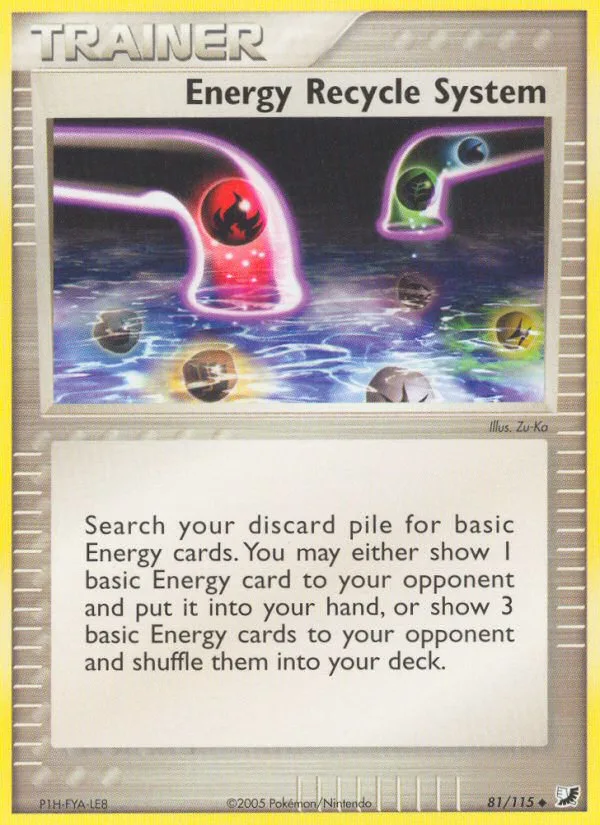 Energy Recycle System · Unseen Forces 81/115