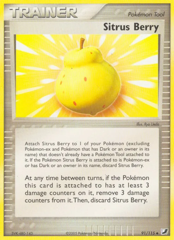 Sitrus Berry · Unseen Forces 91/115