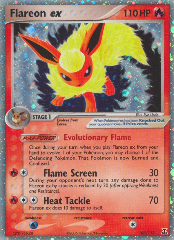 Flareon ex · Delta Species 108/113