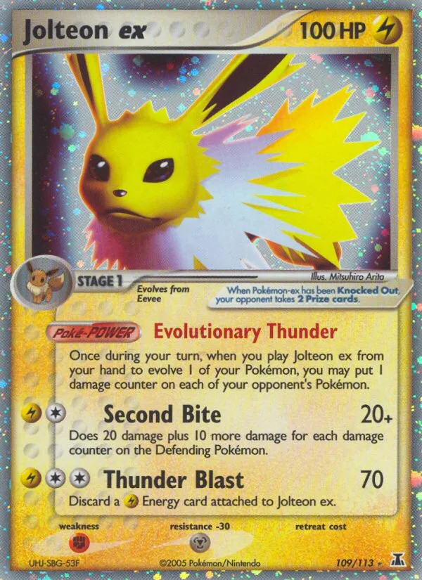 Jolteon ex · Delta Species 109/113