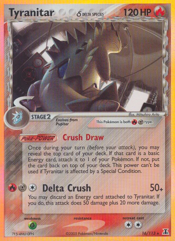 Tyranitar δ · Delta Species 16/113