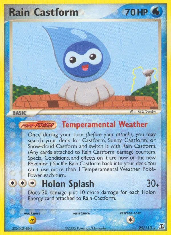 Rain Castform · Delta Species 26/113