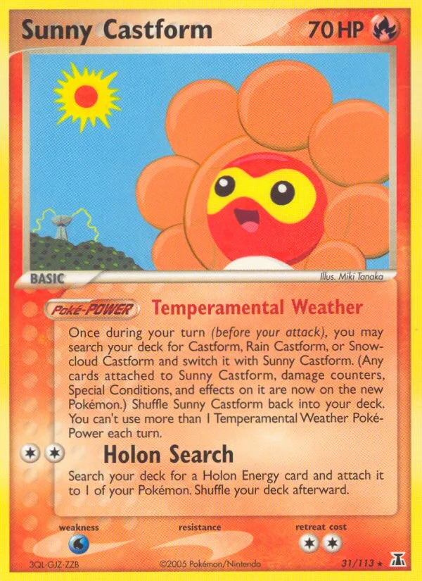 Sunny Castform · Delta Species 31/113