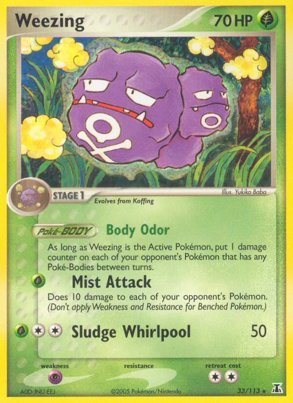 Weezing · Delta Species 33/113