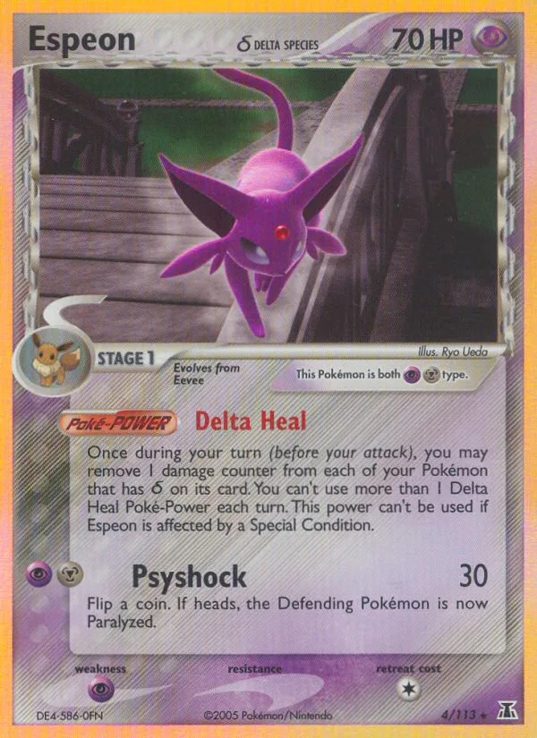 Espeon δ · Delta Species 4/113