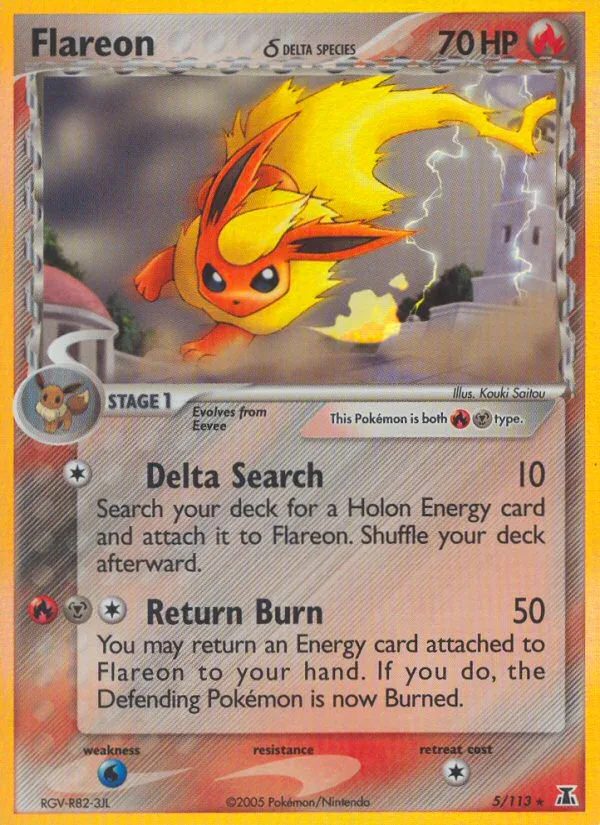 Flareon δ · Delta Species 5/113