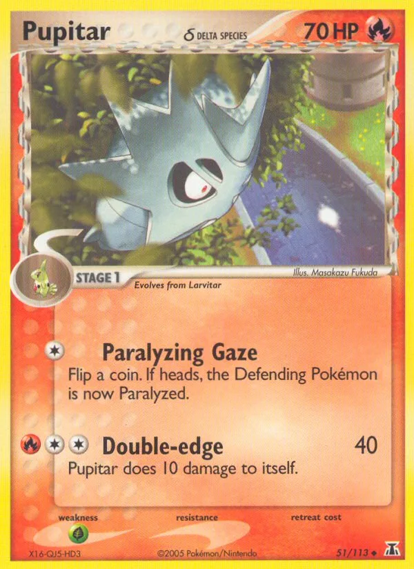 Pupitar δ · Delta Species 51/113