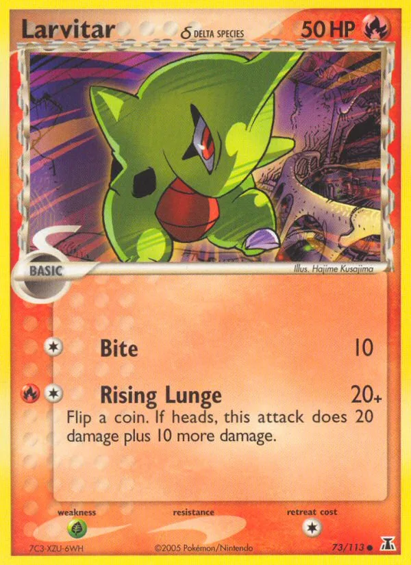 Larvitar δ · Delta Species 73/113