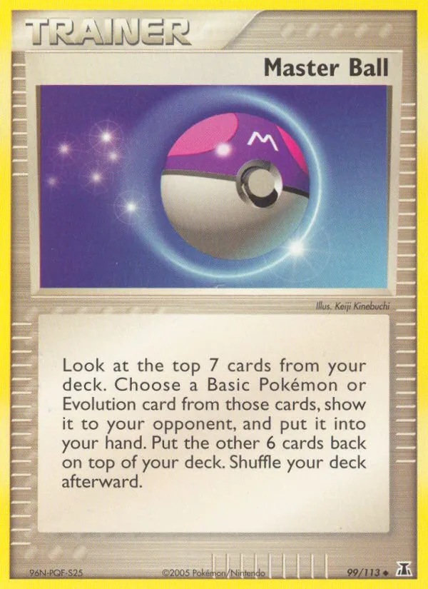 Master Ball · Delta Species 99/113