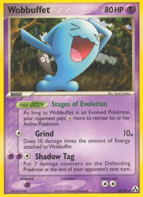 Wobbuffet · Legend Maker 28/92