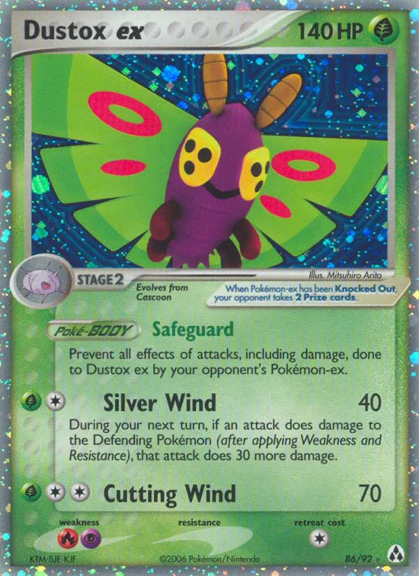 Dustox ex · Legend Maker 86/92