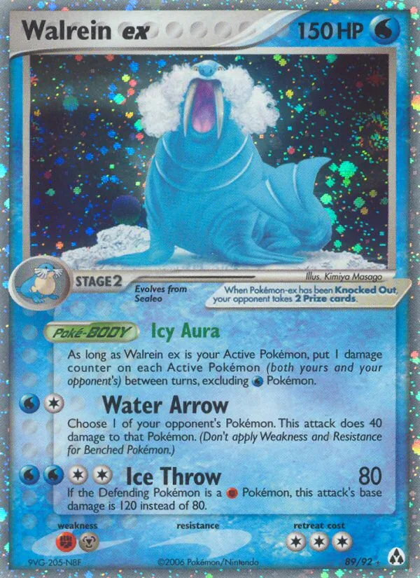 Walrein ex · Legend Maker 89/92