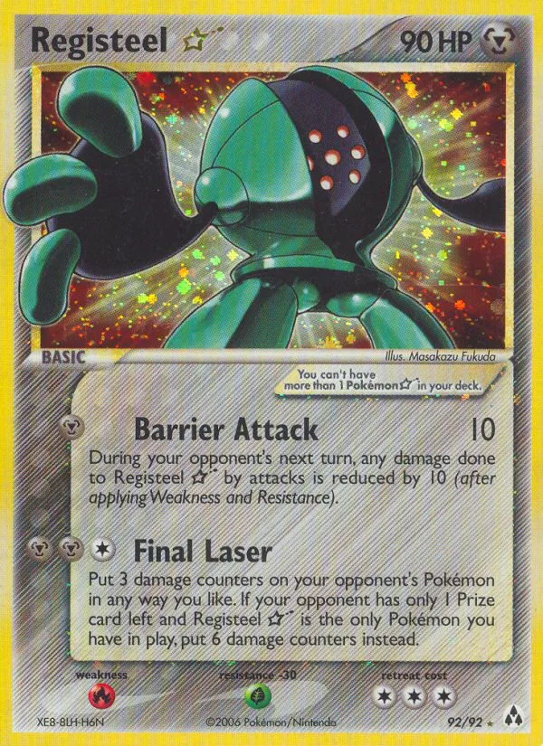 Registeel ☆ · Legend Maker 92/92
