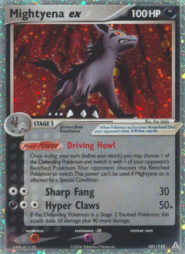 Mightyena ex · Holon Phantoms 101/110