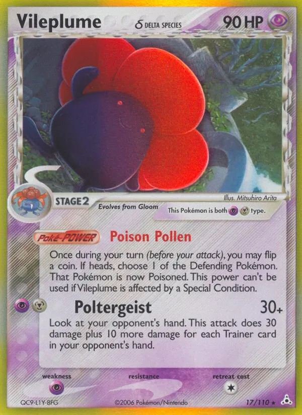 Vileplume δ · Holon Phantoms 17/110