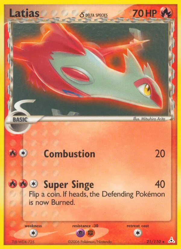 Latias δ · Holon Phantoms 21/110