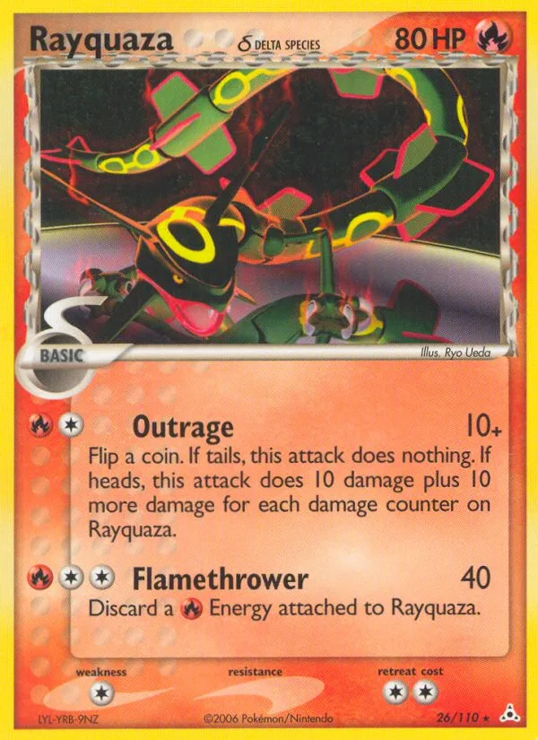 Rayquaza δ · Holon Phantoms 26/110