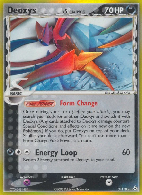Deoxys δ · Holon Phantoms 3/110