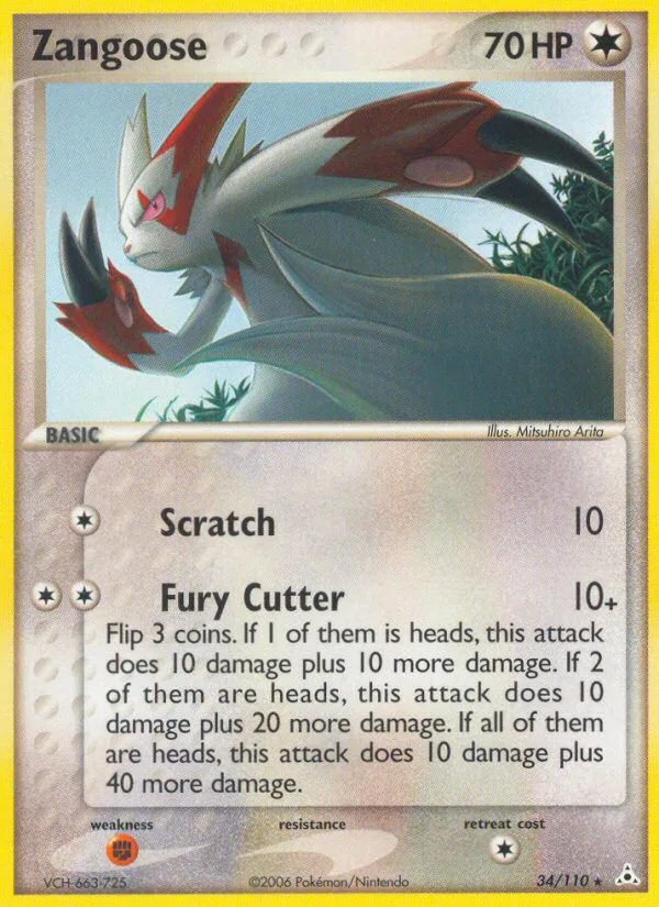 Zangoose · Holon Phantoms 34/110