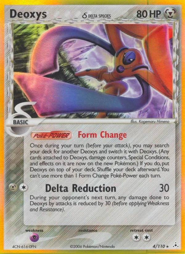 Deoxys δ · Holon Phantoms 4/110