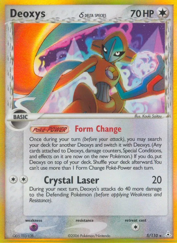 Deoxys δ · Holon Phantoms 5/110