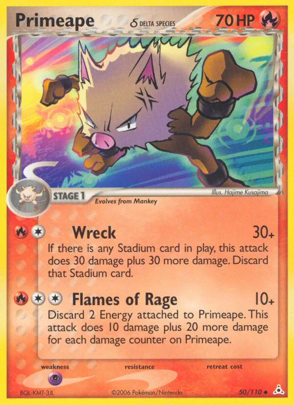 Primeape δ · Holon Phantoms 50/110