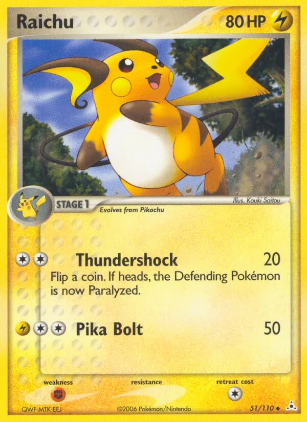 Raichu · Holon Phantoms 51/110