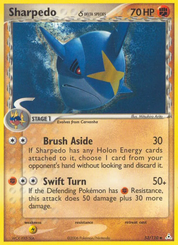 Sharpedo δ · Holon Phantoms 53/110