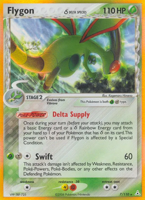 Flygon δ · Holon Phantoms 7/110