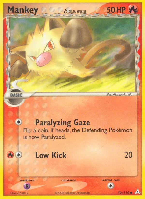Mankey δ · Holon Phantoms 70/110