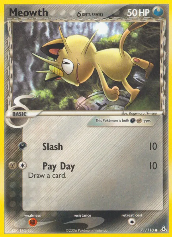 Meowth δ · Holon Phantoms 71/110
