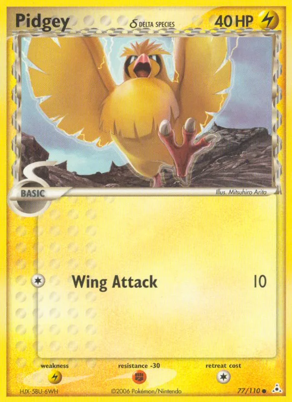 Pidgey δ · Holon Phantoms 77/110