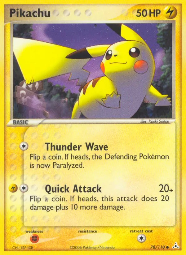 Pikachu · Holon Phantoms 78/110