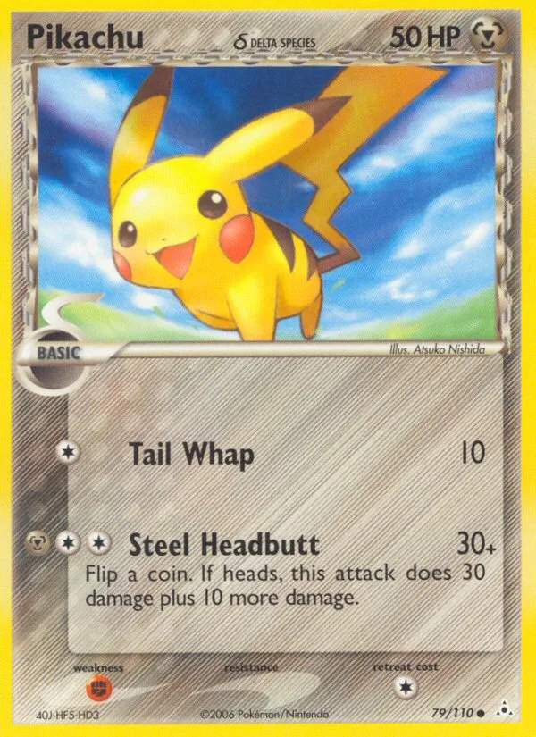 Pikachu δ · Holon Phantoms 79/110